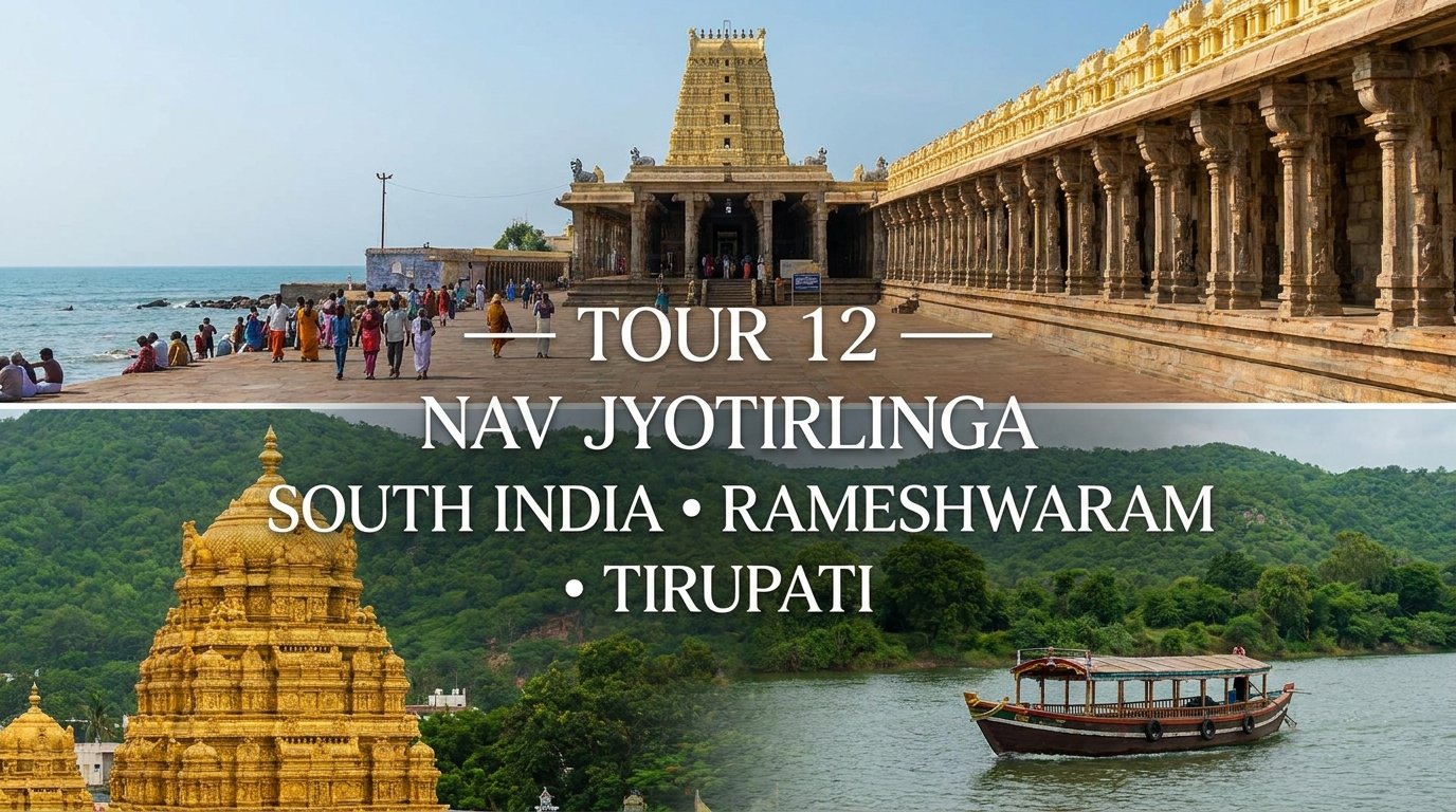 Tour 12 — Nav Jyotirling • Dakshin Bharat • Rameshwaram • Tirupati